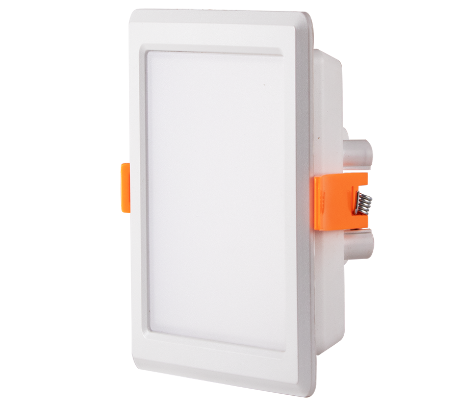 Keep It Clean SW19Y Yellow 20 Amp/12V Square Framed LED Lever Style Switch 