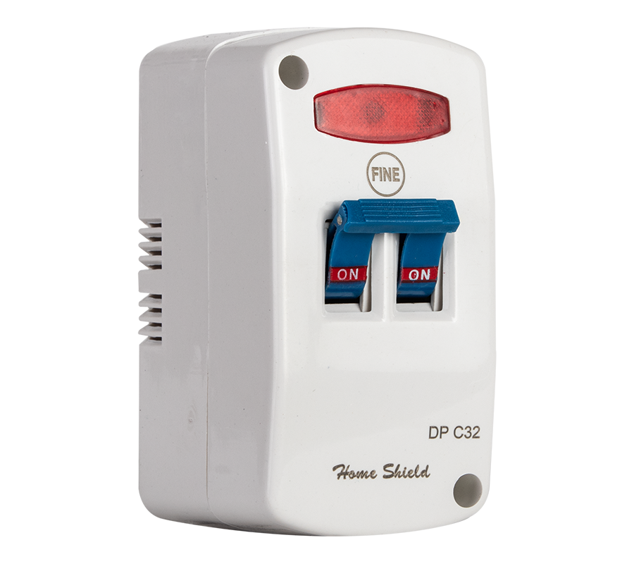 Fine Switches MCB DP Switch 32A With Box